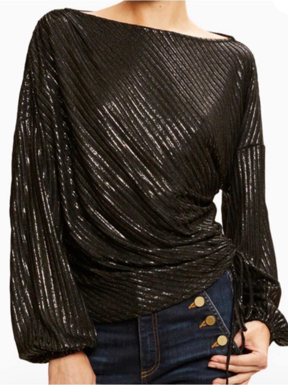 Ramy Brook Dori Black Top